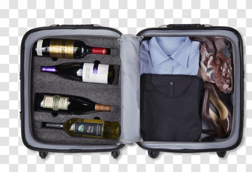 Wine Accessory Bottle Suitcase Baggage Transparent PNG