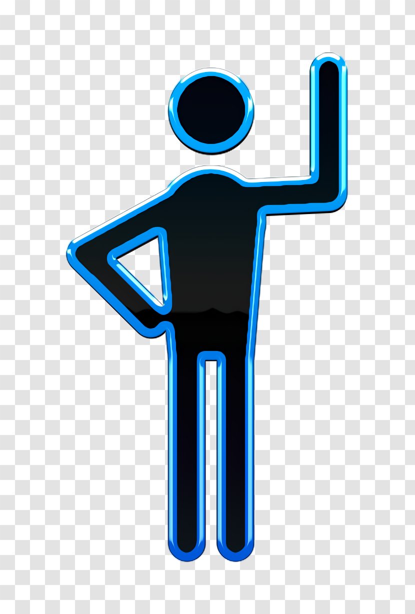 Attitude Icon Behaviour Human - Symbol Electric Blue Transparent PNG