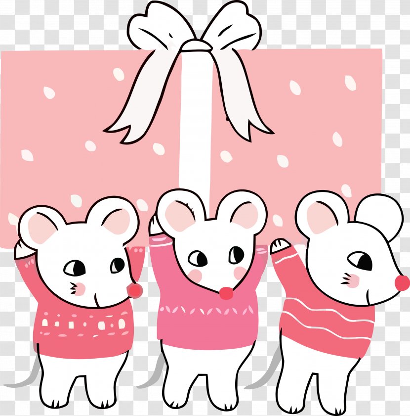 Happy New Year Winter - Heart Cartoon Transparent PNG