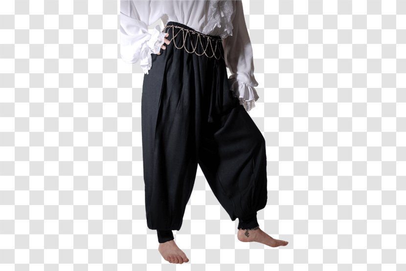 Middle Ages T-shirt Harem Pants Costume - Trunk Transparent PNG