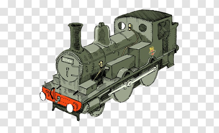 Train Steam Locomotive Rail Transport - Engine Transparent PNG