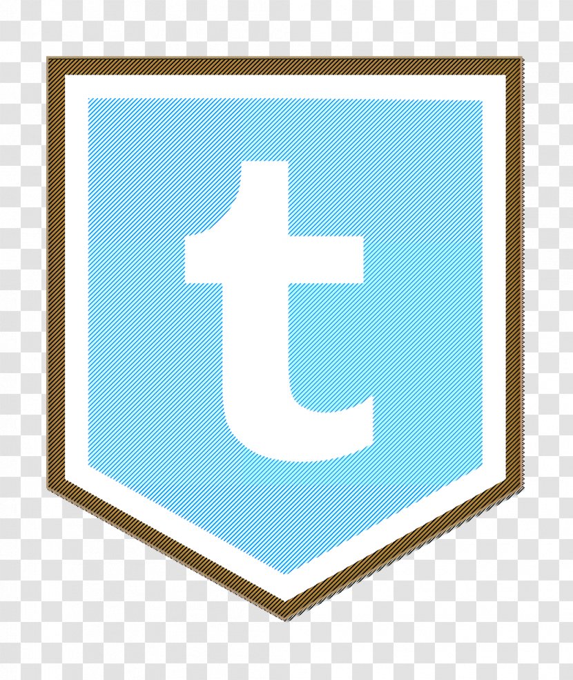 Logo Icon Media Social - Electric Blue Symbol Transparent PNG