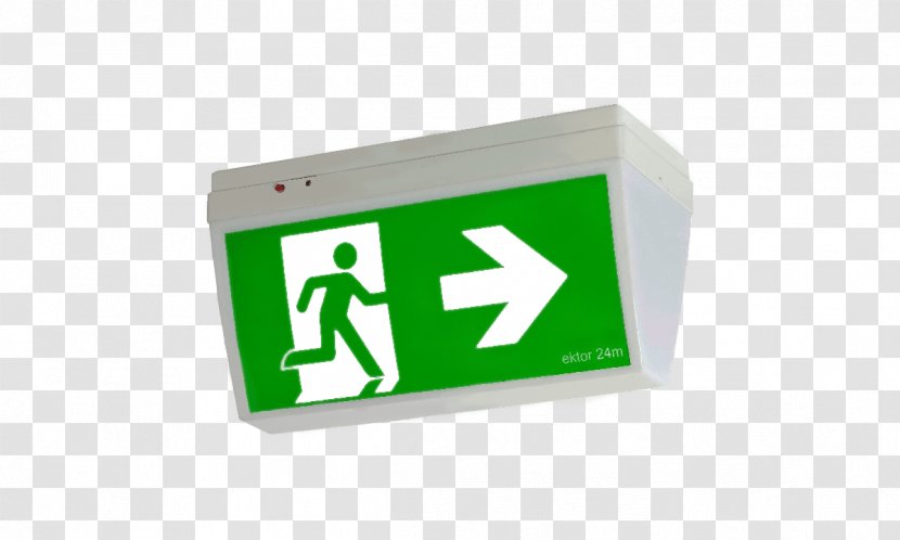Exit Sign Emergency Light-emitting Diode Electricity - Light Fixture Transparent PNG