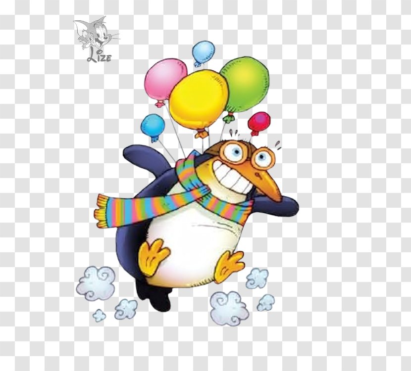 Flightless Bird Balloon Clip Art - Cartoon Transparent PNG