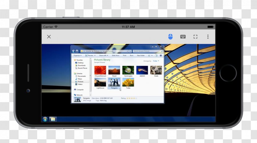Chrome Remote Desktop Google Software - Mobile Phone Transparent PNG
