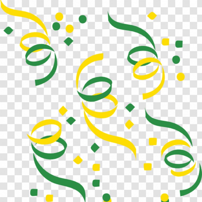Clip Art Confetti Party - Yellow Transparent PNG