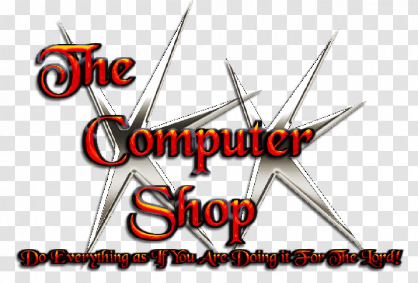 Computer Repair Technician Logo Font - Shop Transparent PNG