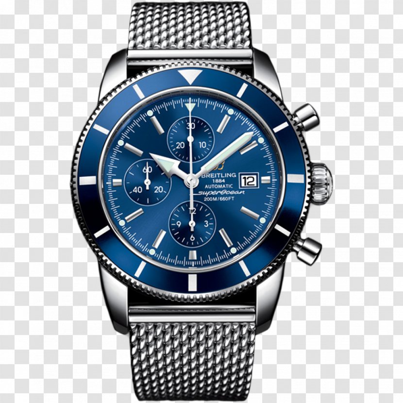 Breitling SA Chronograph Watch Luxury Superocean - Avenger Hurricane Transparent PNG