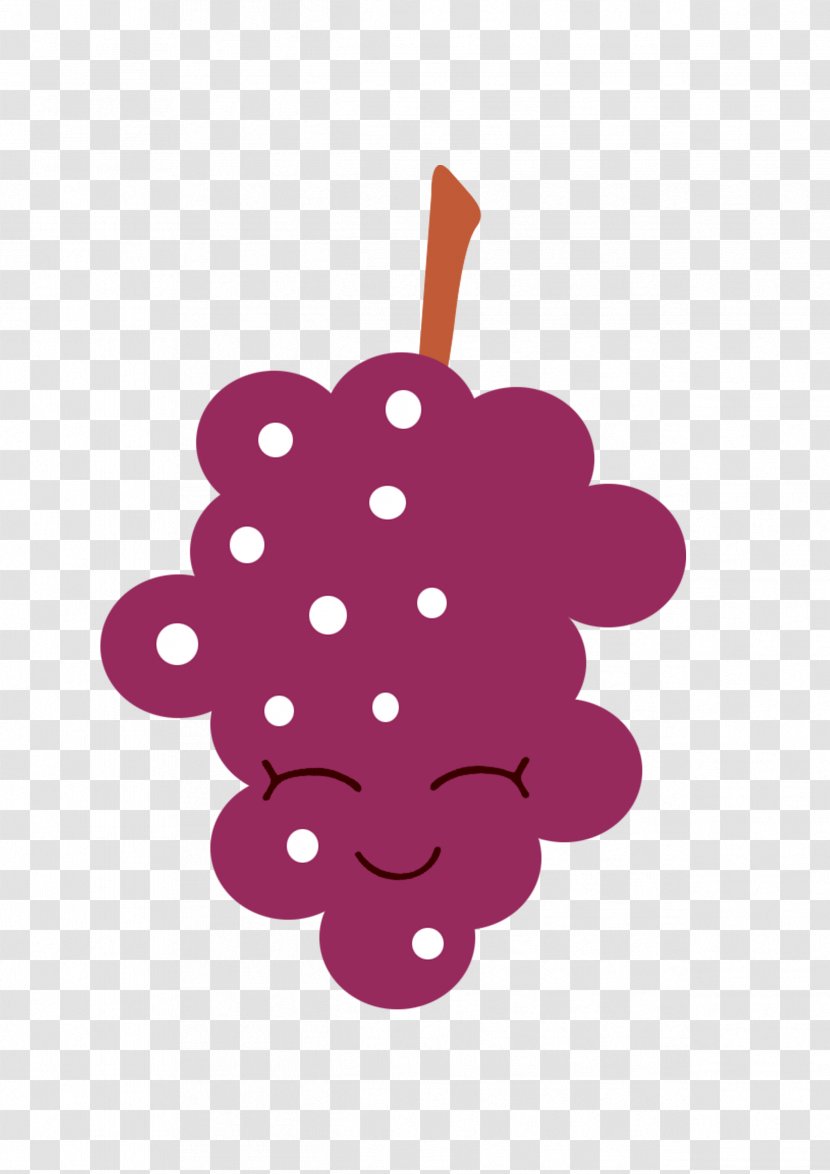 Grape Auglis - Pink - A Bunch Of Grapes Transparent PNG