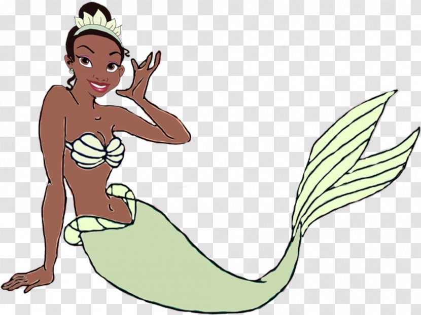 A Mermaid Tiana Ariel Merida - Mythical Creature Transparent PNG