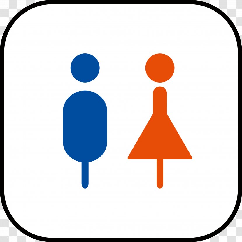 Clip Art - Signage - Vector Creative Mall Public Toilet Logo Transparent PNG