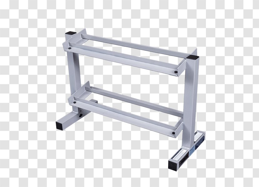 PowerLine PDR720cm X 80cm . 2 Tier Dumbbell Rack Body-Solid Dumbbell/Kettlebell Powerline PPR200X Power Body Solid - Weight Transparent PNG