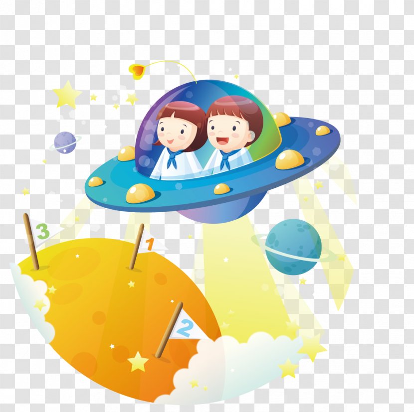 Unidentified Flying Object Cartoon Saucer - Fotosearch - By UFO Aliens Transparent PNG