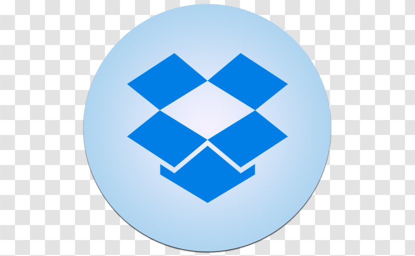 Electric Blue Symbol Circle - DropboxFolder Transparent PNG