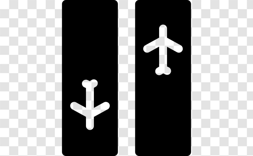 Airplane Runway Aircraft Flight Airport - Flat Lay Real Object Transparent PNG