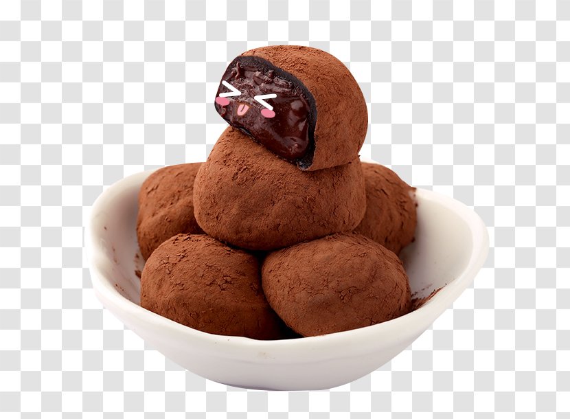 Chocolate Cake Cream Mochi - Lovely Wind Transparent PNG