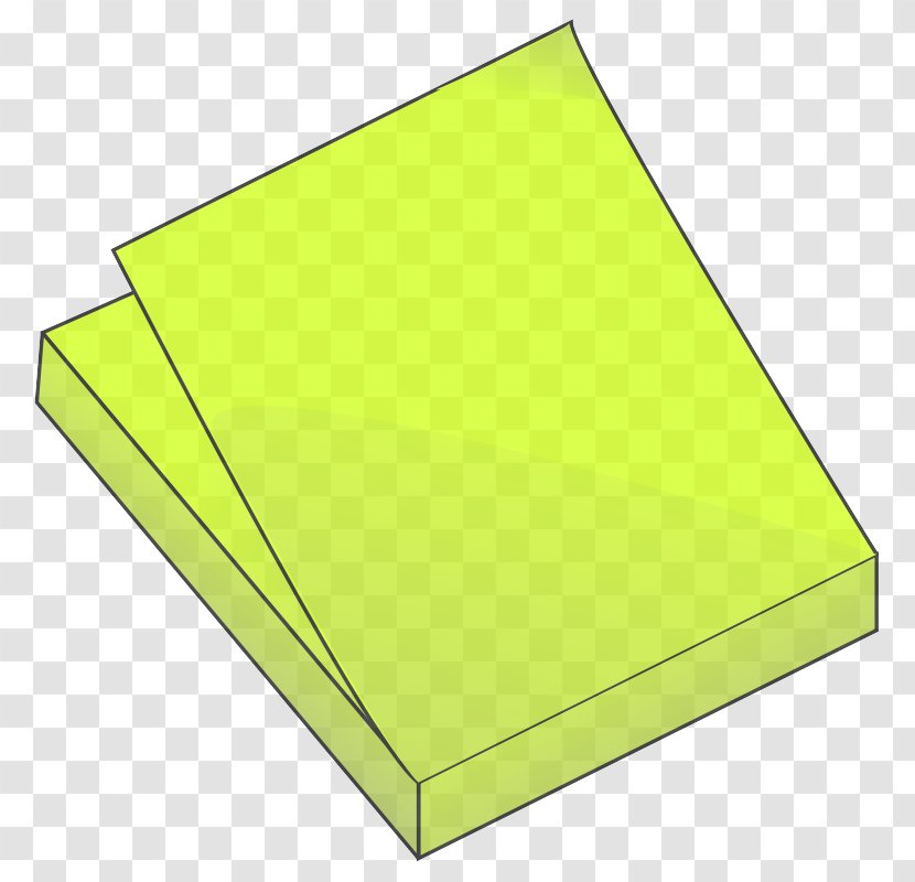 Post-it Note - Paper Product - Rectangle Transparent PNG