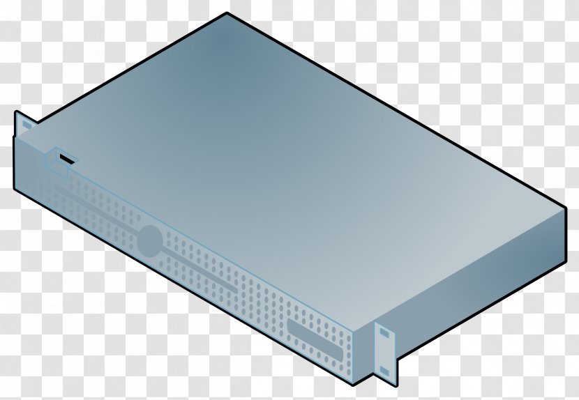 Computer Servers 19-inch Rack Blade Server Clip Art - Technology - Edge Transparent PNG