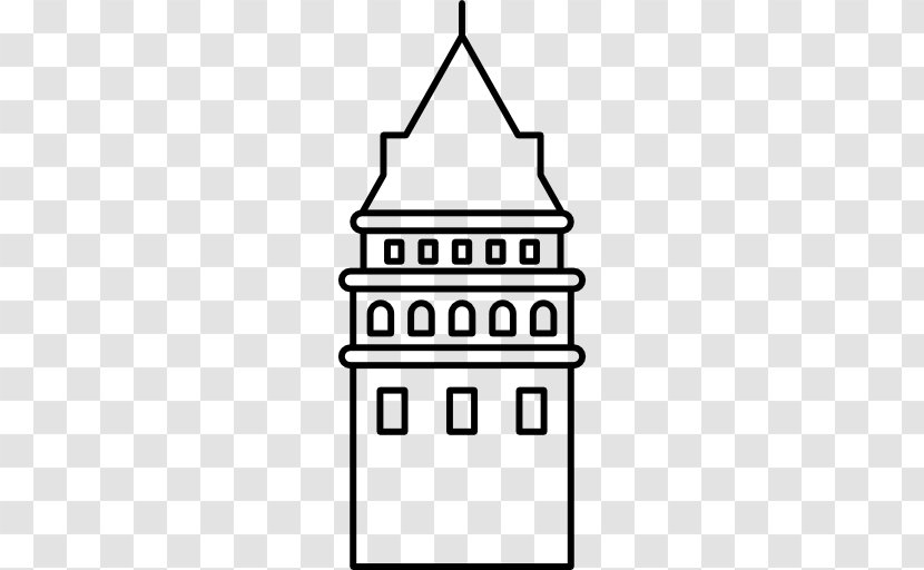 Galata Tower - White - Monoments Paris Towers Transparent PNG