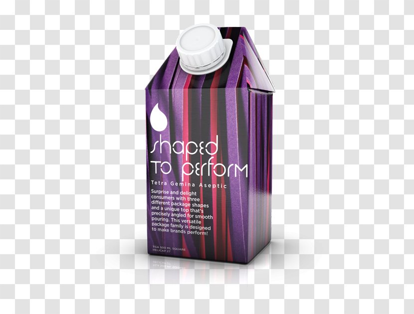 Bottle Liquid - Purple - Tetra Pak Transparent PNG