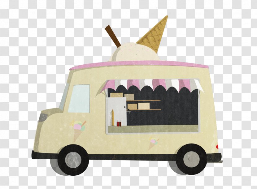 Car Automotive Design Motor Vehicle - Ice Cream Van Transparent PNG