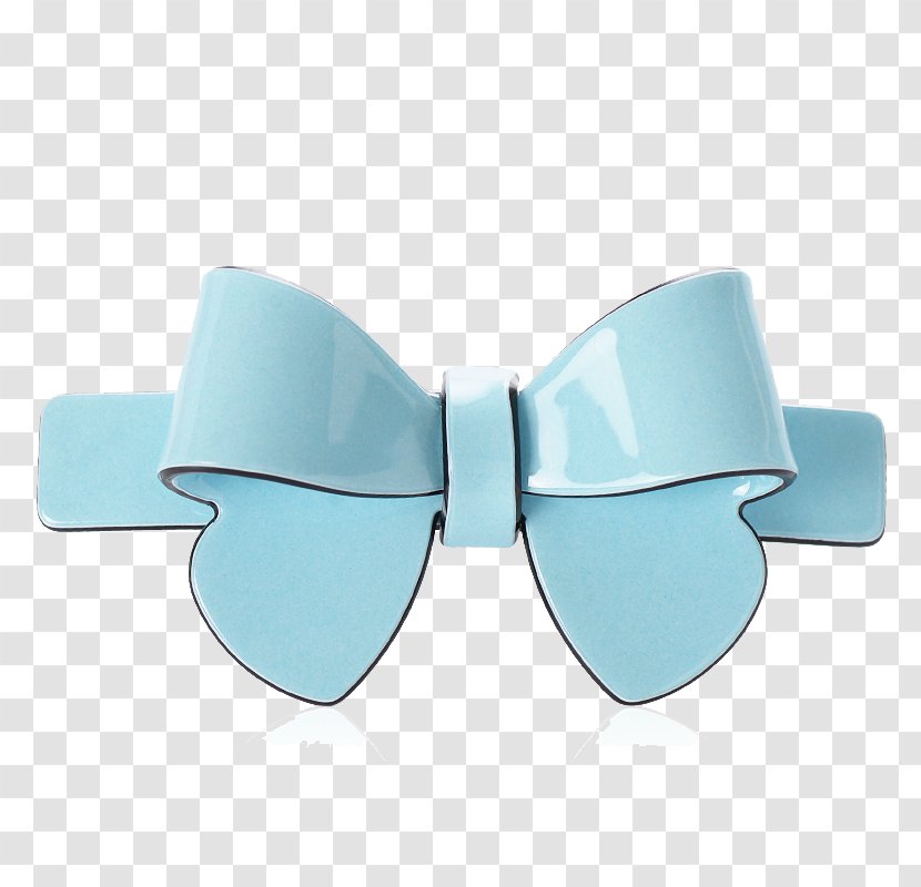 Hairpin Fashion Accessory Barrette - Blue - Bow Head Flower Hair Accessories Small Transparent PNG