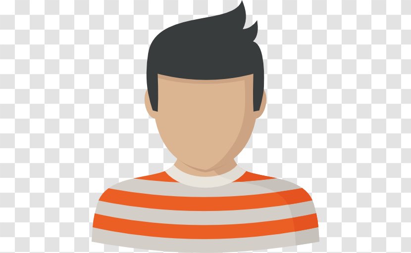 Avatar User Profile Icon - Wearing A Striped Shirt Boys Transparent PNG