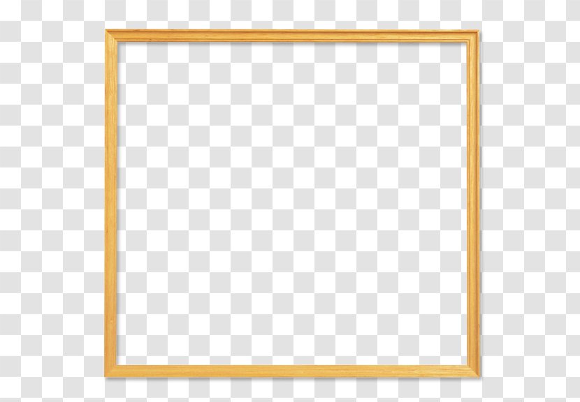 Square Area Picture Frame Pattern - Gold Transparent PNG
