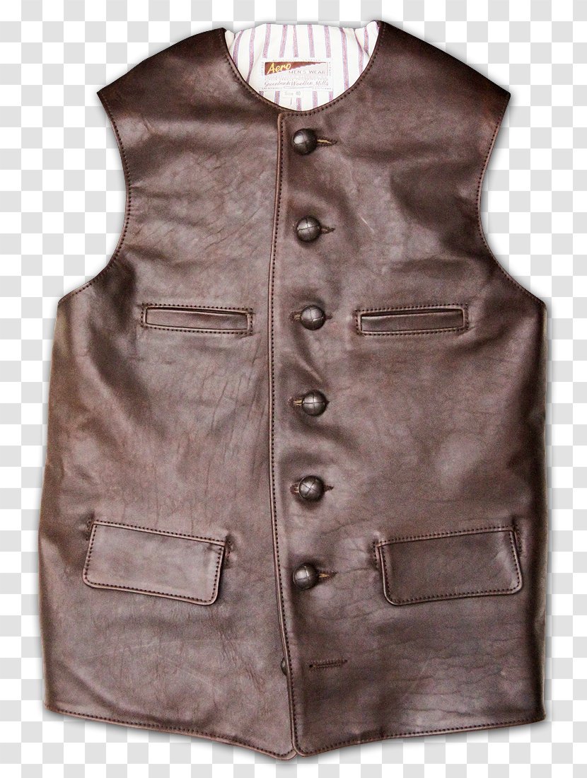 Waistcoat Flight Jacket Clothing Leather Transparent PNG