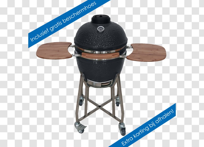 Barbecue Kamado Ceramic Big Green Egg Food - Stove - Bistro Grill Cart Transparent PNG