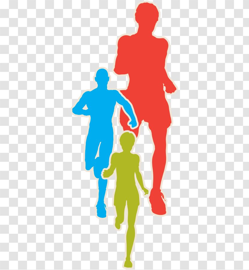 Augusta Market Silhouette Clip Art - Male - Running Group Transparent PNG