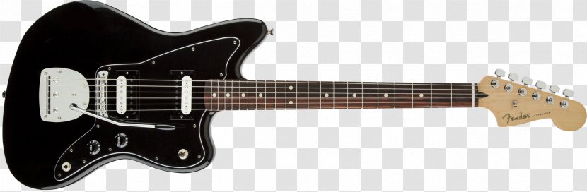 Squier Affinity Series Jazzmaster HH Fender Blacktop Stripe Musical Instruments Corporation - Humbucker - Guitar Transparent PNG