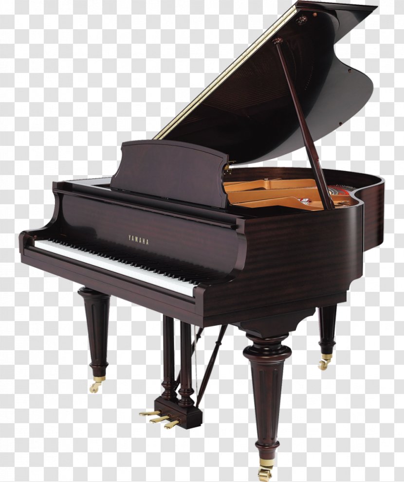 Grand Piano Yamaha Corporation Musical Instruments Digital - Watercolor Transparent PNG