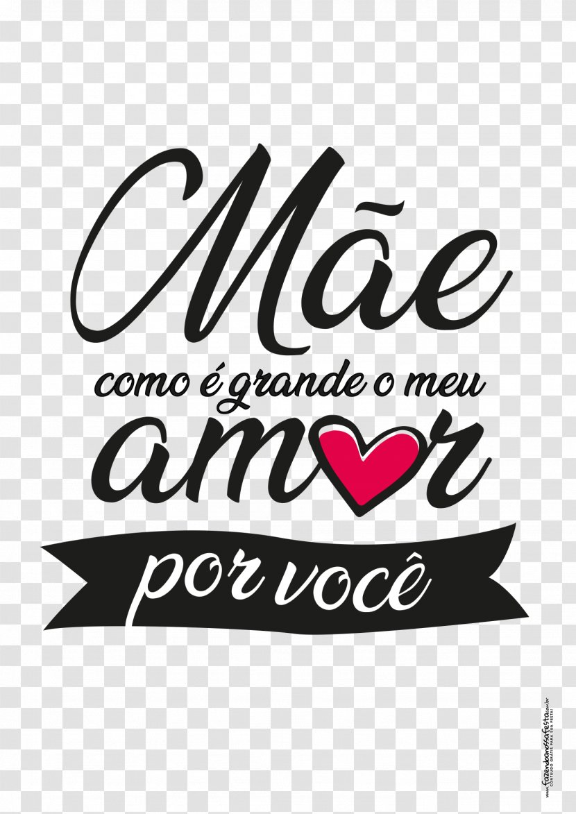 Mother's Day Gift Love Como é Grande O Meu Amor Por Você - Mug Transparent PNG