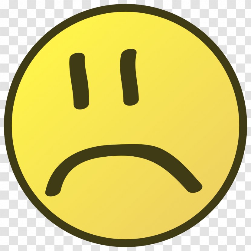 Smiley Sadness Emoticon Clip Art - Scalable Vector Graphics - Sad Smile Transparent PNG