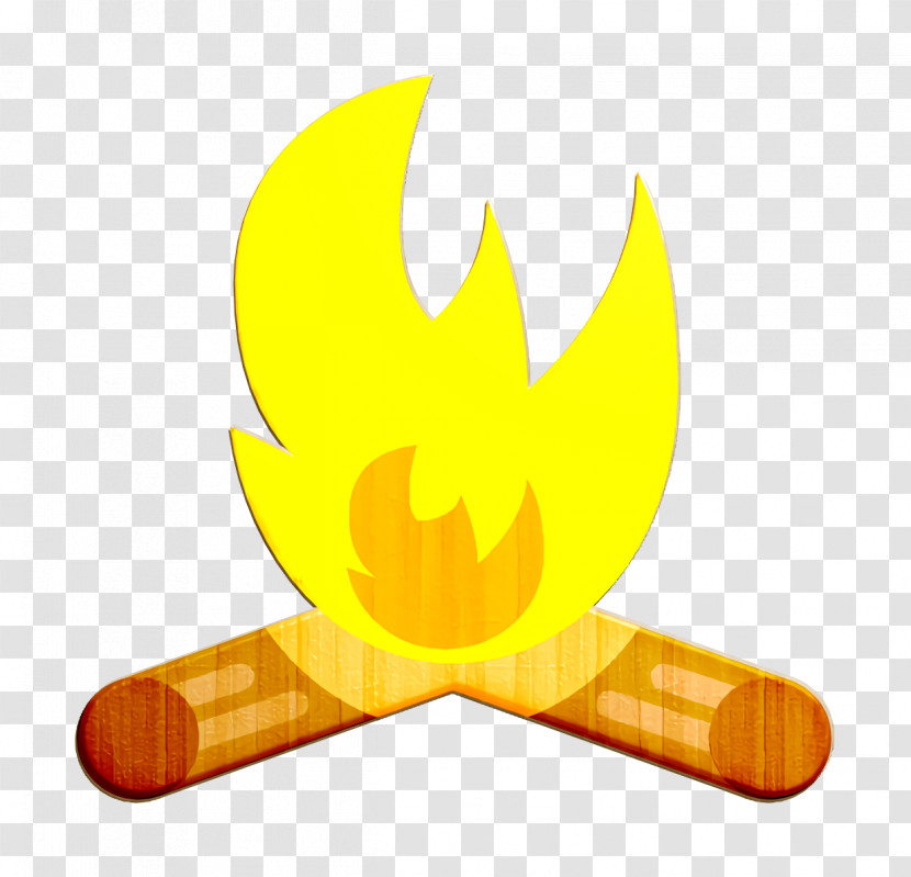 Flame Icon Campfire Icon Outdoors Icon Transparent PNG