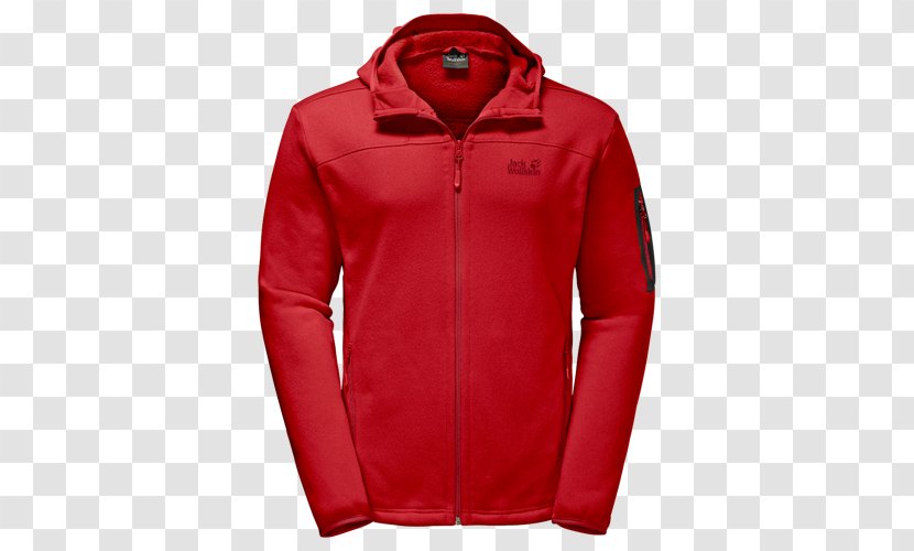 Jacket Nike Tracksuit Sweater Raincoat - Red With Hood Transparent PNG