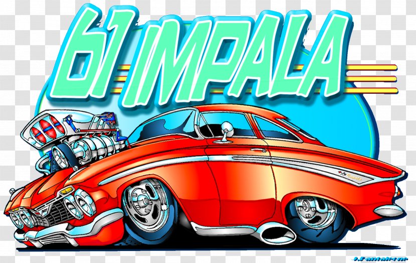 Chevrolet Impala Car Hot Rod Rat - Model Transparent PNG