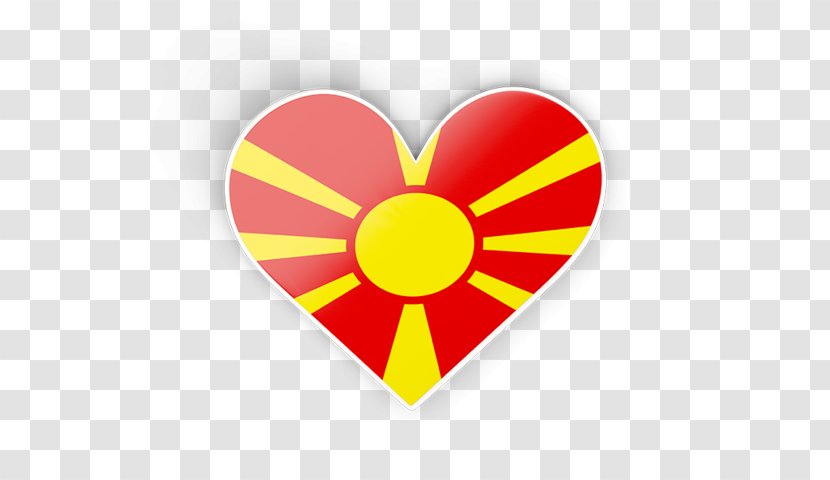 Flag Of The Republic Macedonia Macedonian National - Silhouette - Sticker Transparent PNG