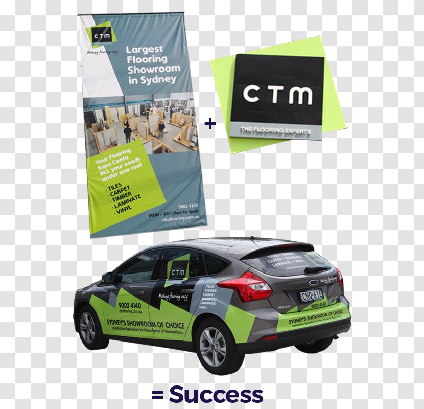 Car Advertising Motor Vehicle Automotive Design - Signage Transparent PNG