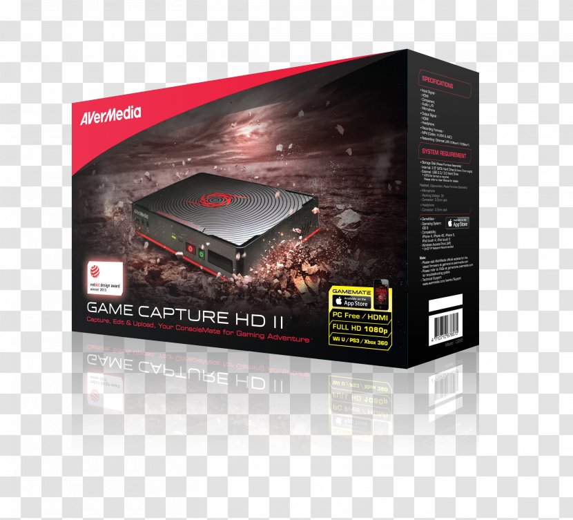 Xbox 360 AVerMedia Game Capture HD II Video 1080p - Highdefinition Television - Avermedia Hd Ii C285 Transparent PNG