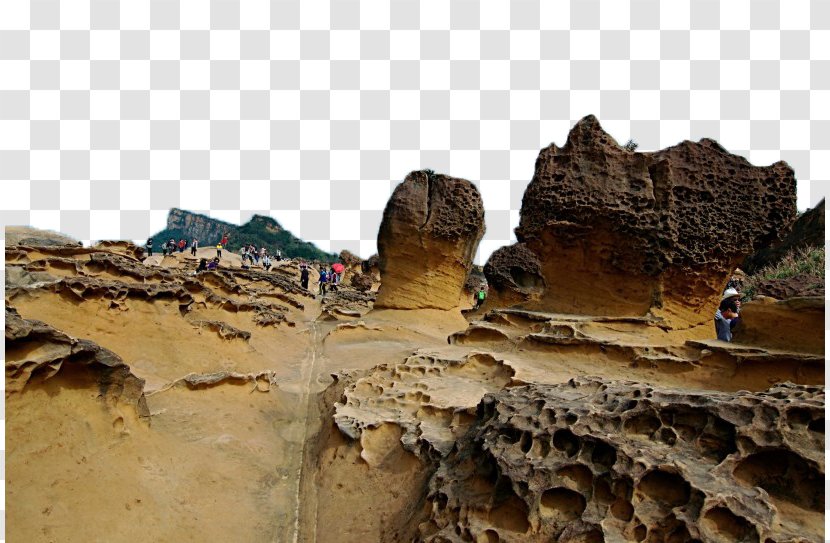 Taiwan Yehliu Nanxun District Landscape Geopark - Soil - Scenery Transparent PNG