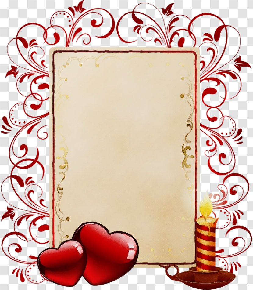 Picture Frame - Heart - Rectangle Ornament Transparent PNG
