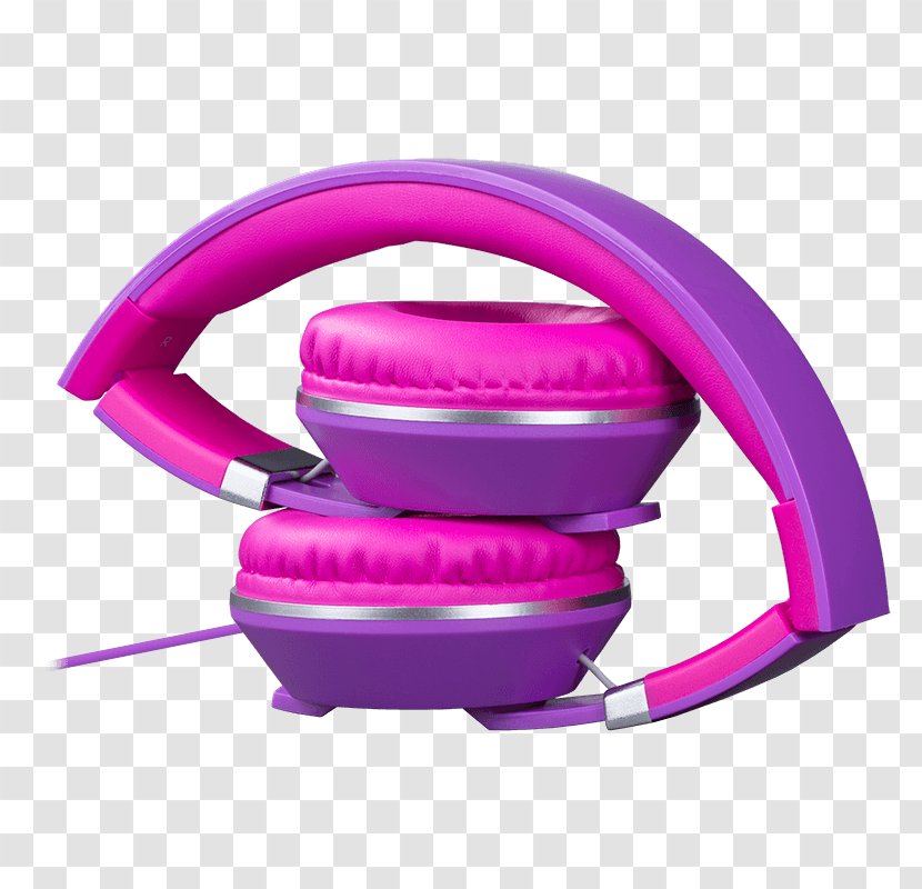 Headphones With Microphone Hiditec COOL KIDS Headset Purple - Ohm Transparent PNG