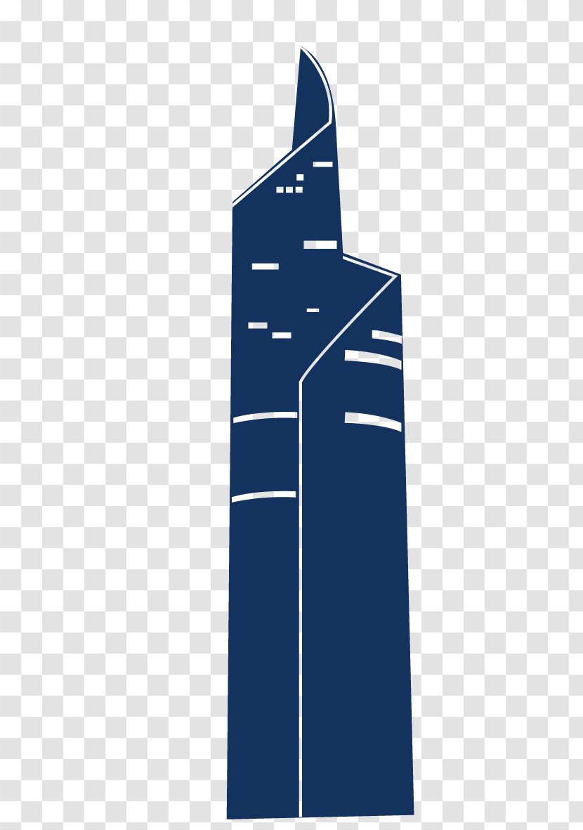 Blue Silhouette Architecture Building - Outerwear - Silhouettes Transparent PNG