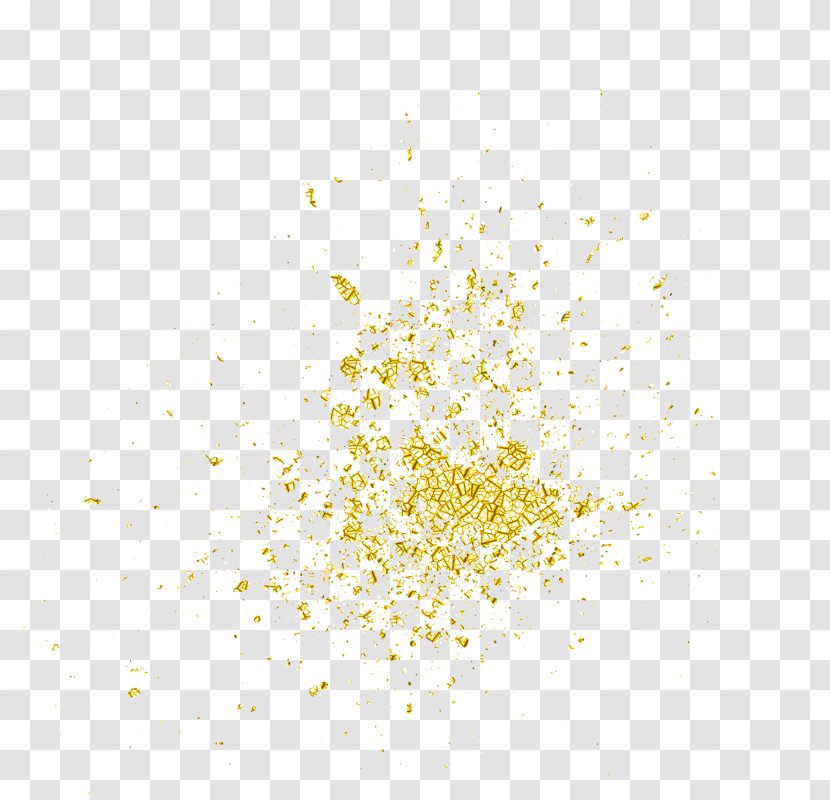 Light Particle - Yellow - Gold Particles Transparent PNG