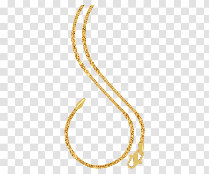Orra Jewellery Chain Gold Body Transparent PNG