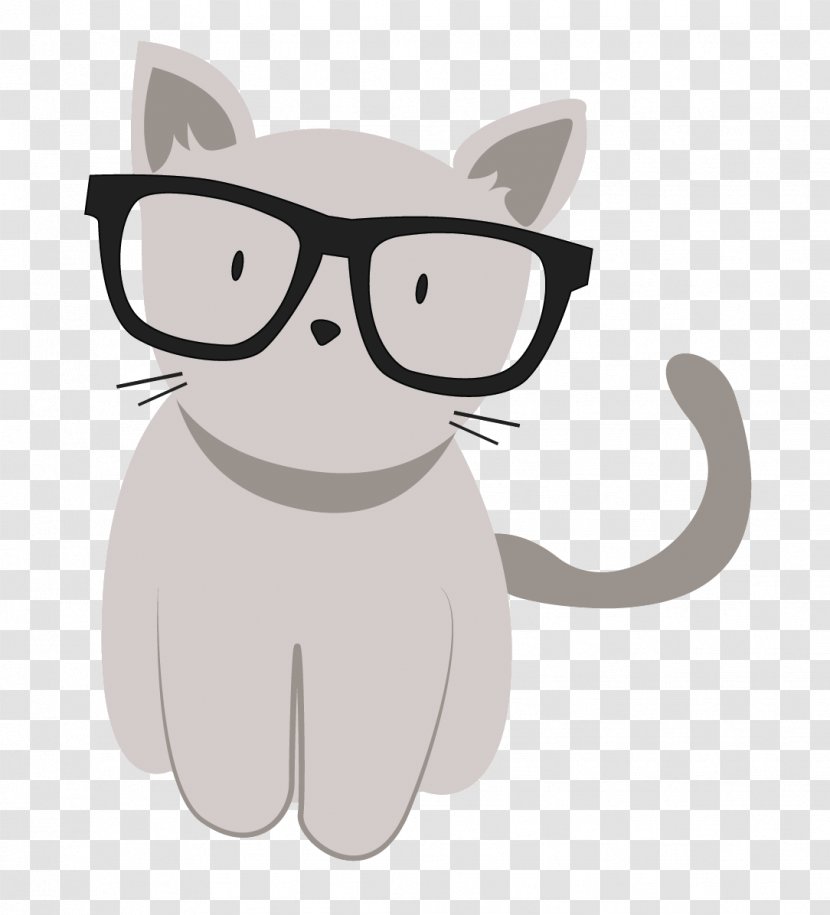 Cat Mug Kitten Drawing Sticker - Tail Transparent PNG