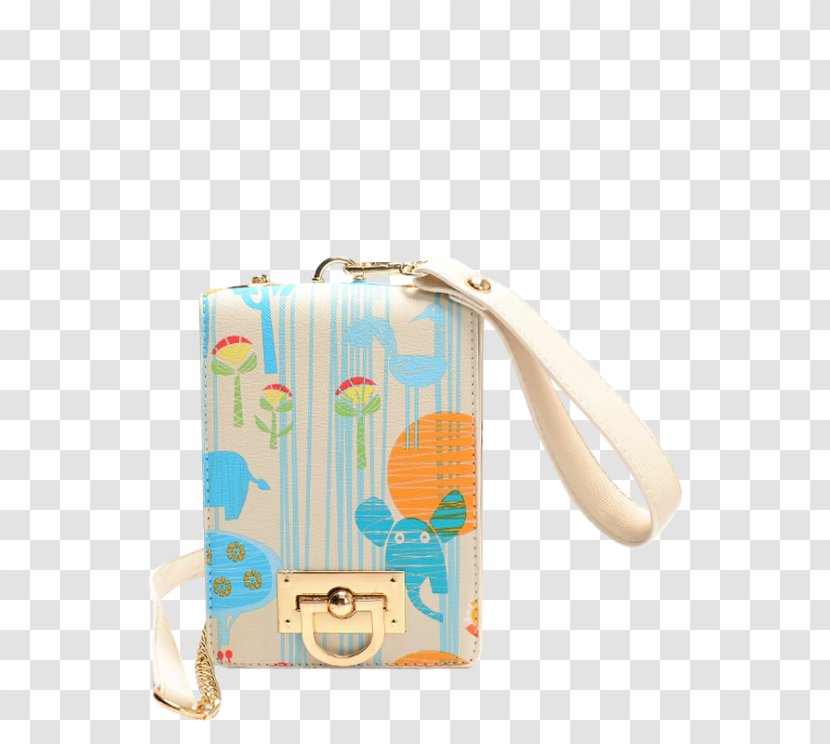 Handbag Coin Purse Wallet - Aqua - Bag Transparent PNG