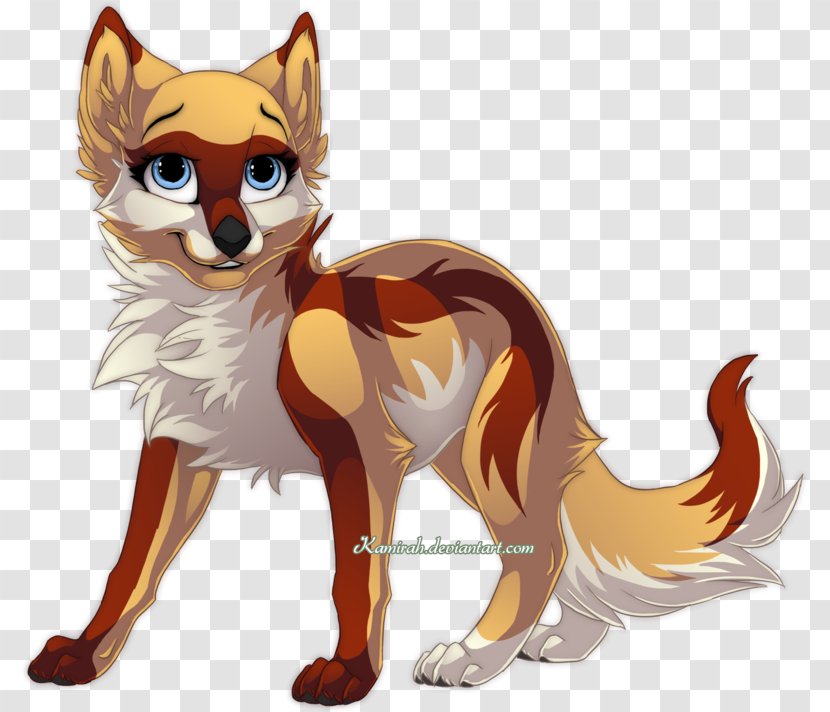Red Fox Whiskers Puppy Cat Coyote - Heart Transparent PNG